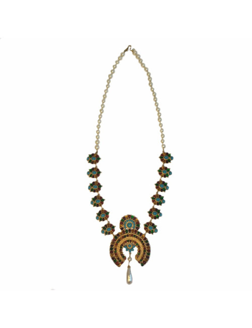 Collier haute couture CHANEL byzantin Paris-Bombay"