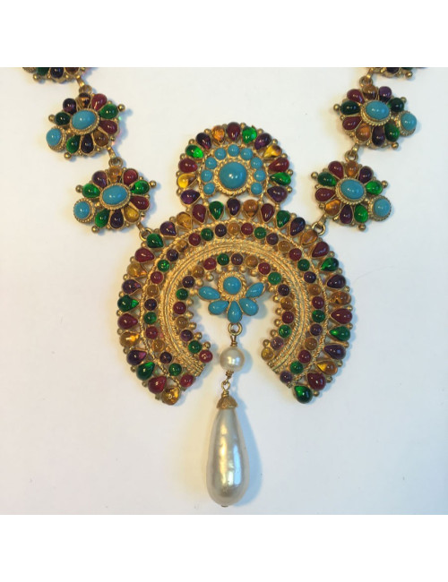 "Collar couture CHANEL Byzantine Paris-Bombay"