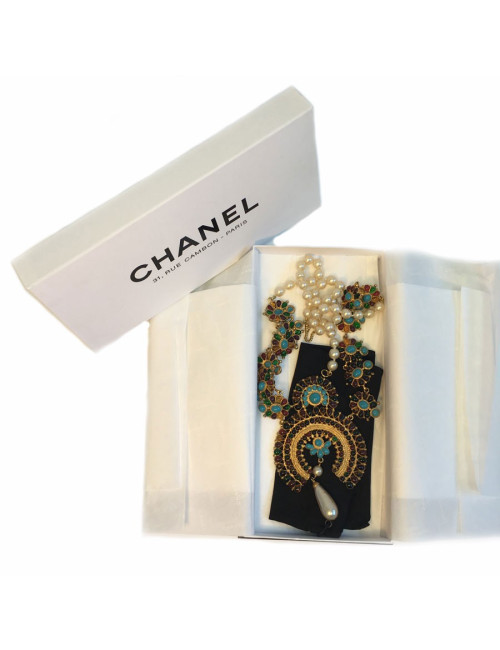 "Collar couture CHANEL Byzantine Paris-Bombay"
