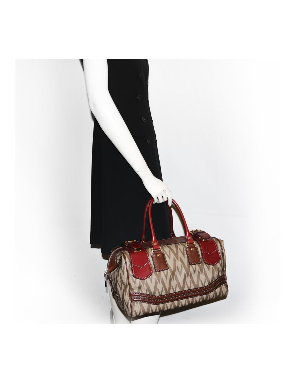 Sac VALENTINO toile et cuir