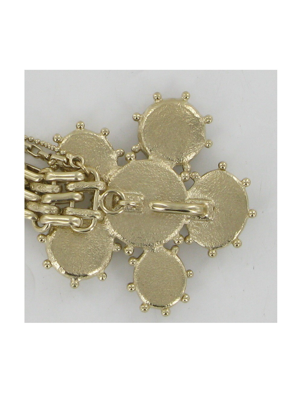 Ceinture bijou en métal or pâle CHANEL