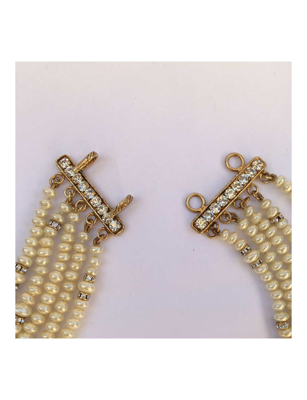 Multirangs Couture CHANEL Pearly beads necklace