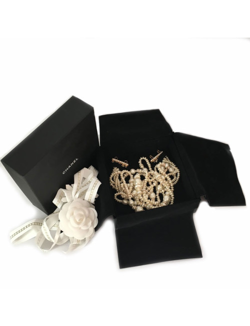 Multirangs Couture CHANEL Pearly beads necklace