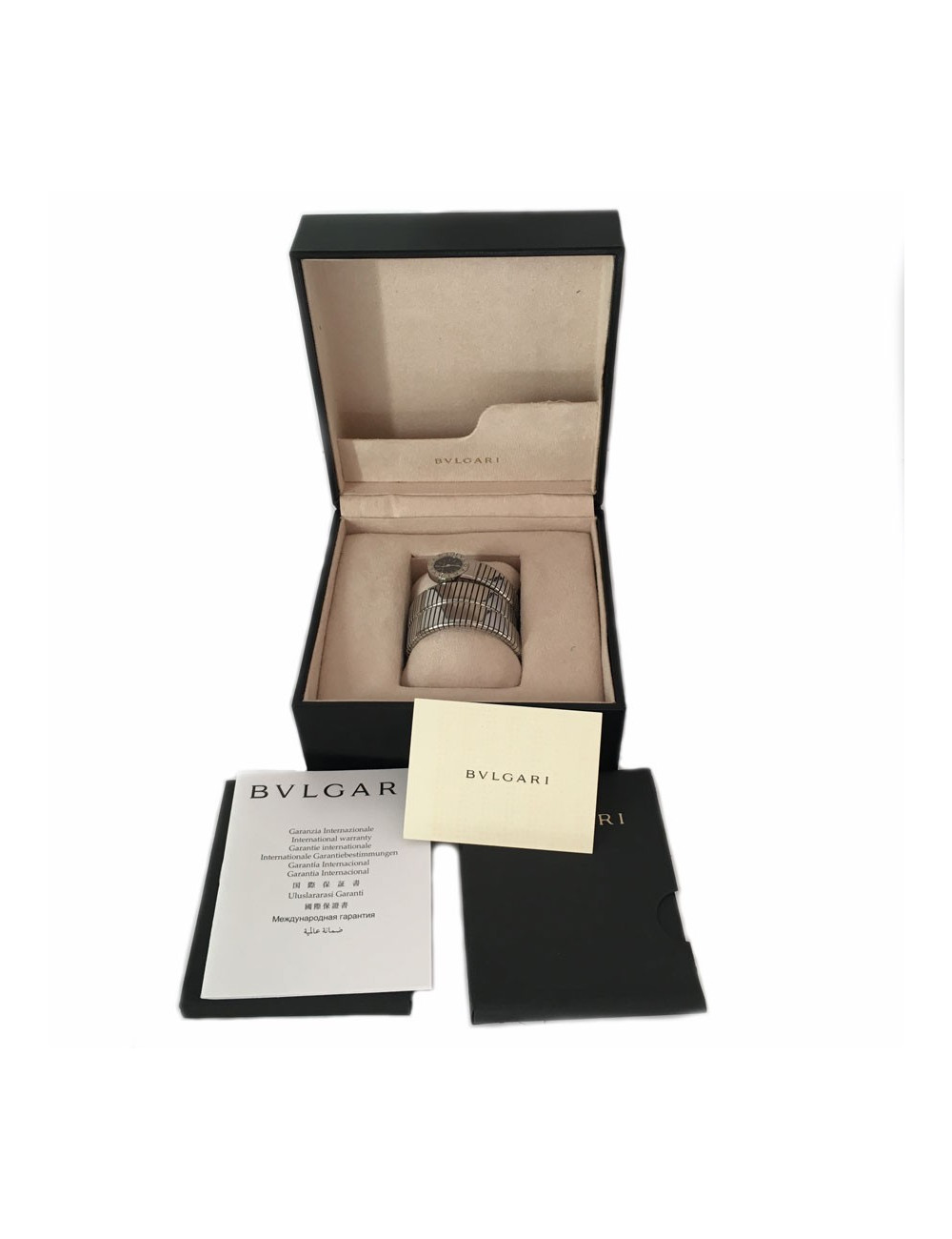 BULGARI tubogas serpenti steel watch