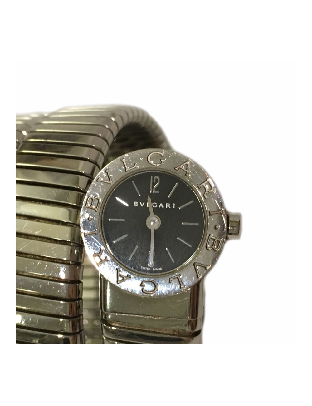 BULGARI tubogas serpenti steel watch