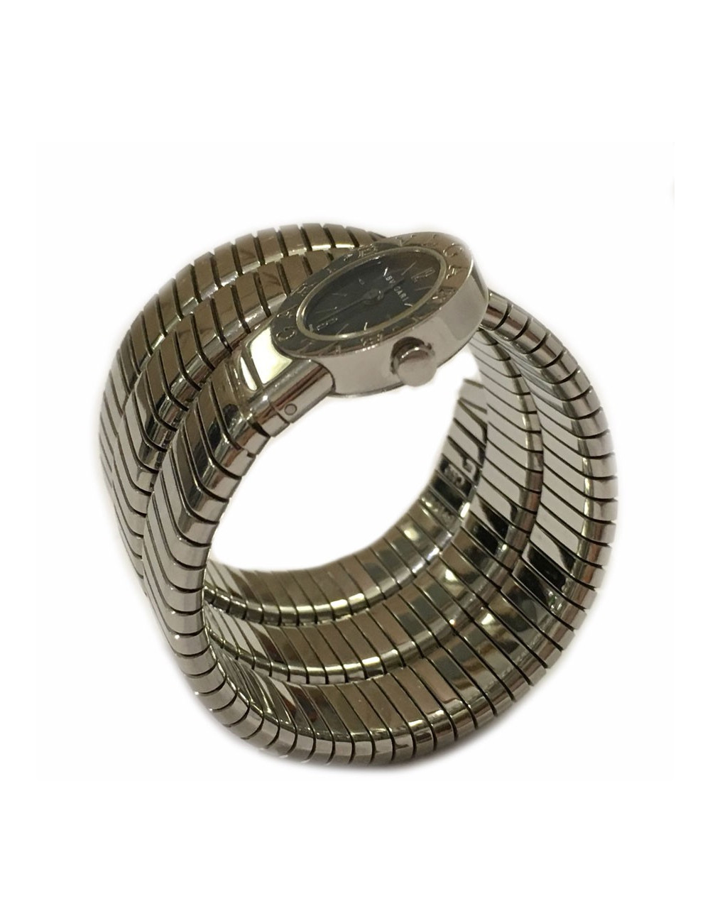 BULGARI tubogas serpenti steel watch