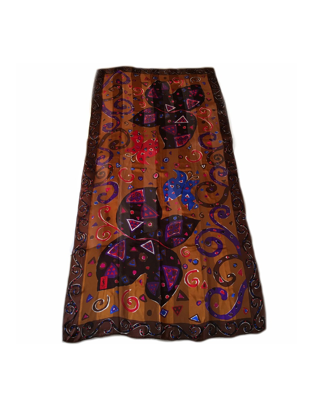 Châle en soie YVES SAINT LAURENT