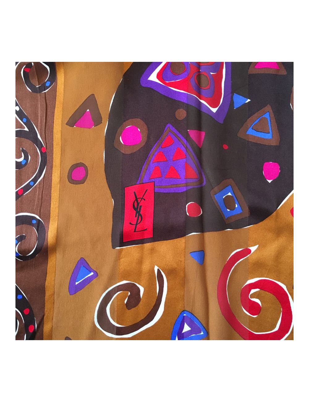 Châle en soie YVES SAINT LAURENT