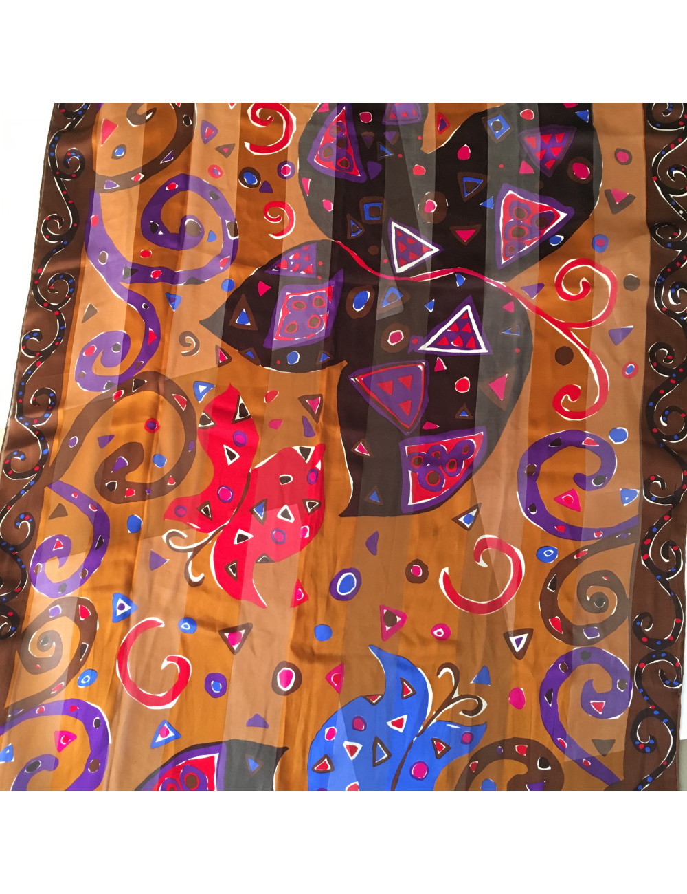 Châle en soie YVES SAINT LAURENT