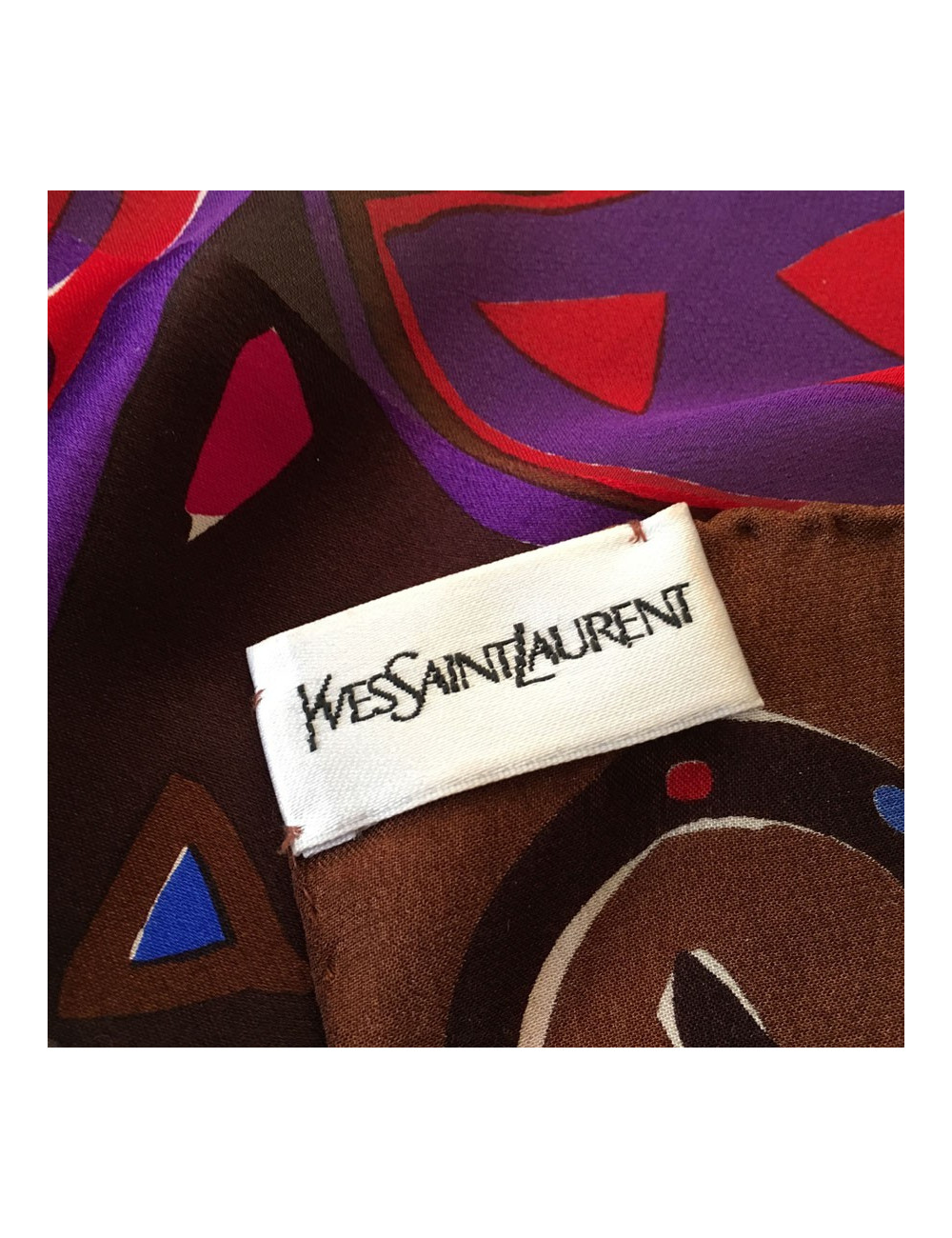 Châle en soie YVES SAINT LAURENT