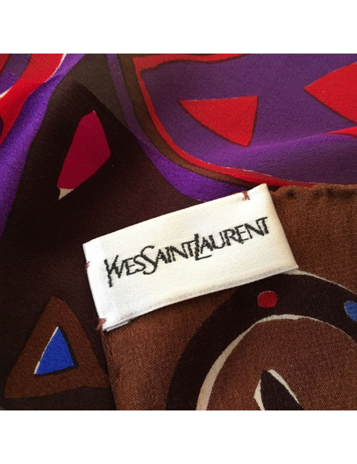 Châle en soie YVES SAINT LAURENT