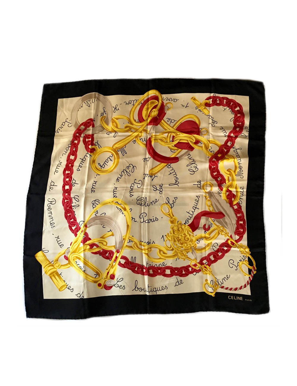 Carré de soie CELINE  vintage