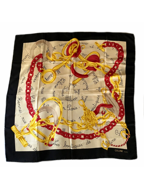 Carré de soie CELINE  vintage