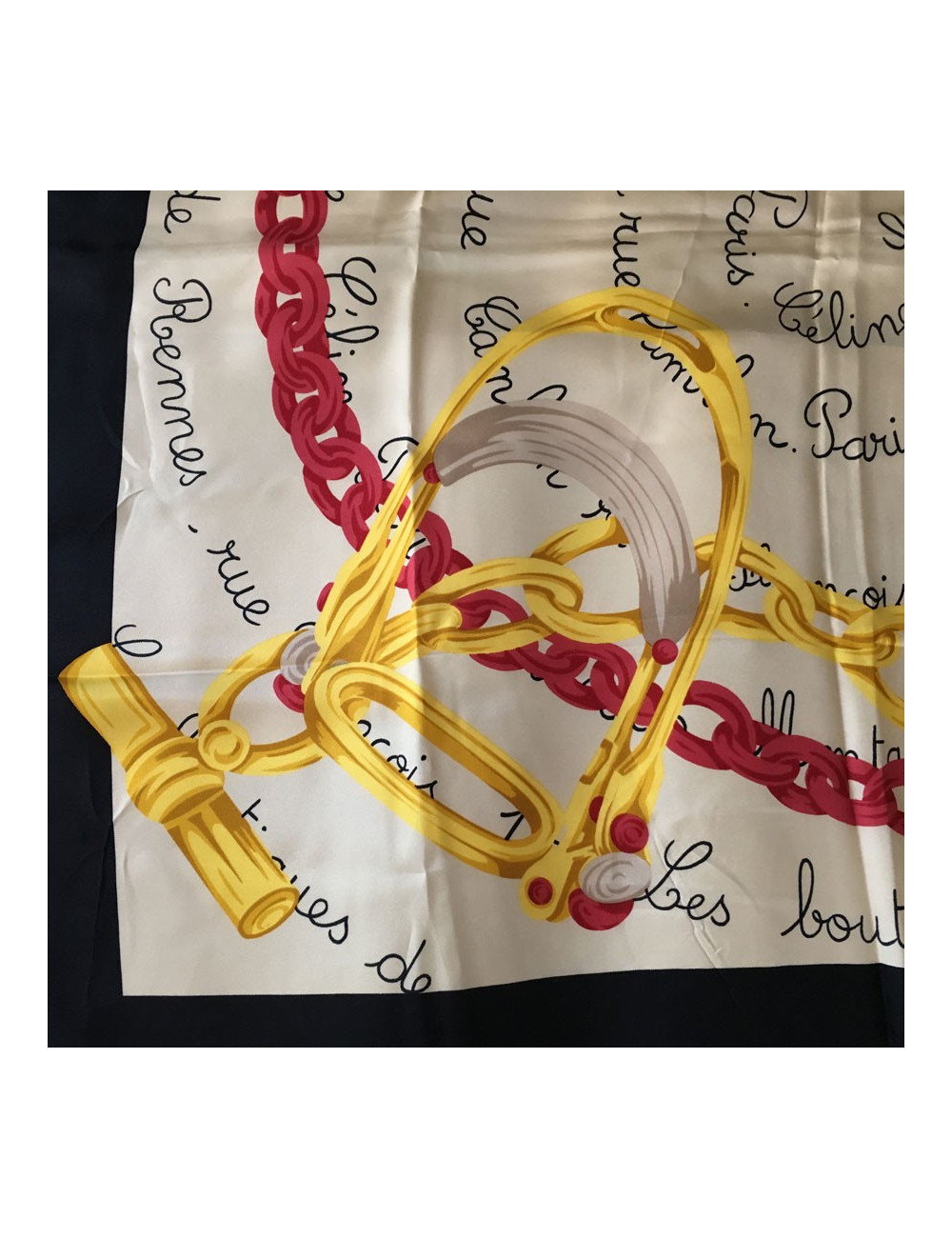 Carré de soie CELINE  vintage