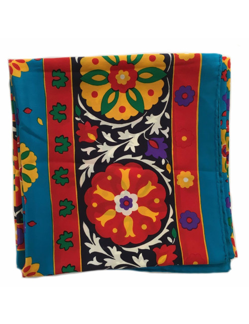 Carré de soie YVES SAINT LAURENT vintage