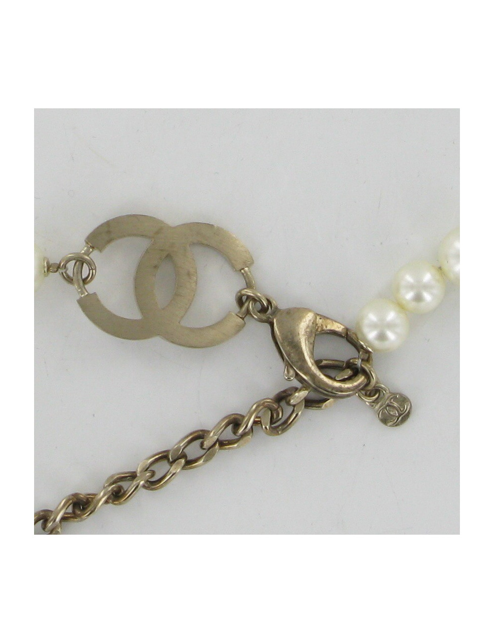 Ceinture sautoir perles nacrées CHANEL