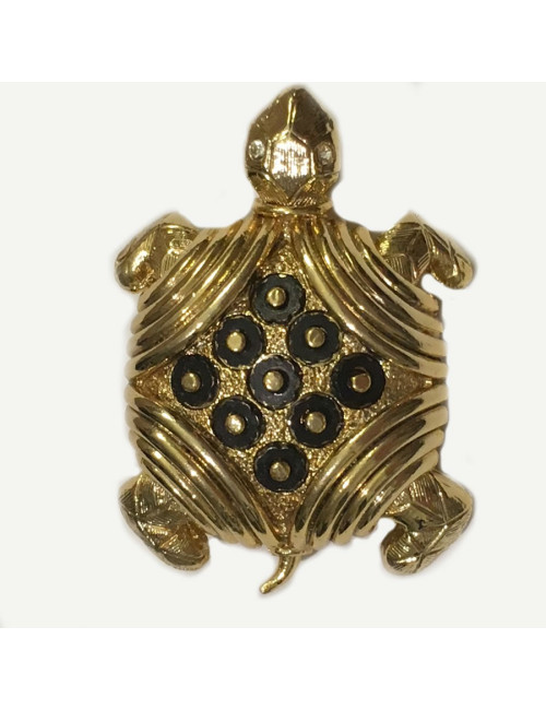 Broche tortue dorée de la marque ORENA