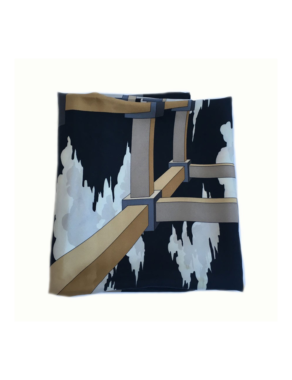 HERMES A.M. CASSANDRE for HERMES square silk