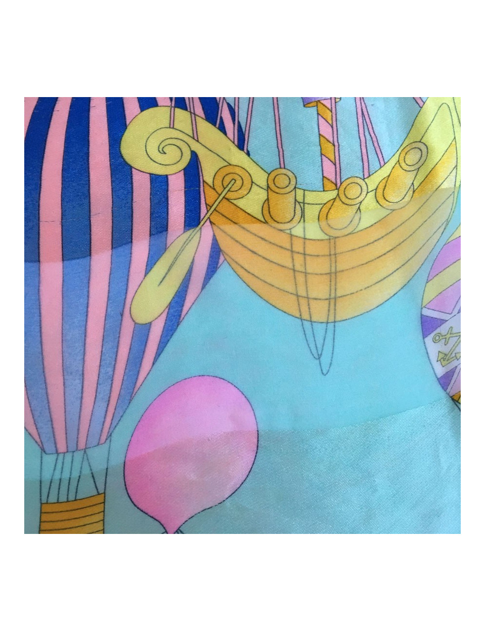  Foulard LEONARD en soie verte