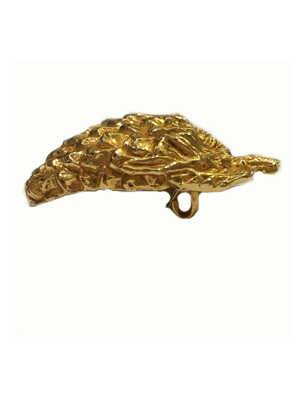 Brooch "DOMINIQUE AURIENTIS Golden Pine Cone