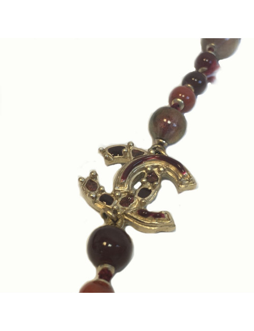 Long sautoir CHANEL perles