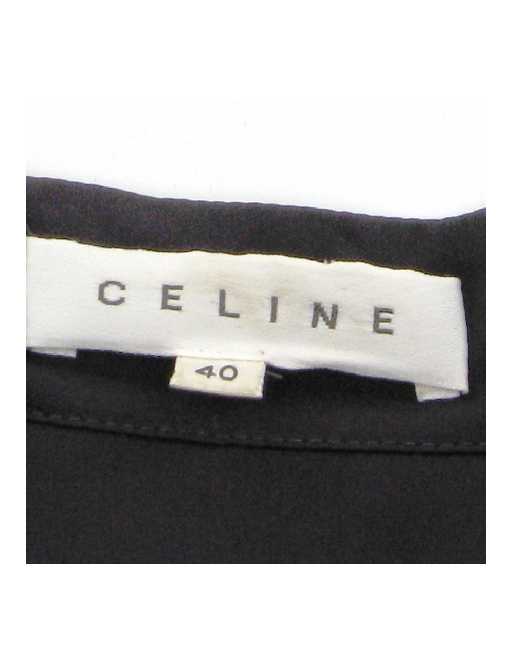 Robe en soie aubergine CELINE