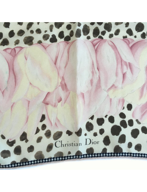 CHRISTIAN DIOR silk scarf