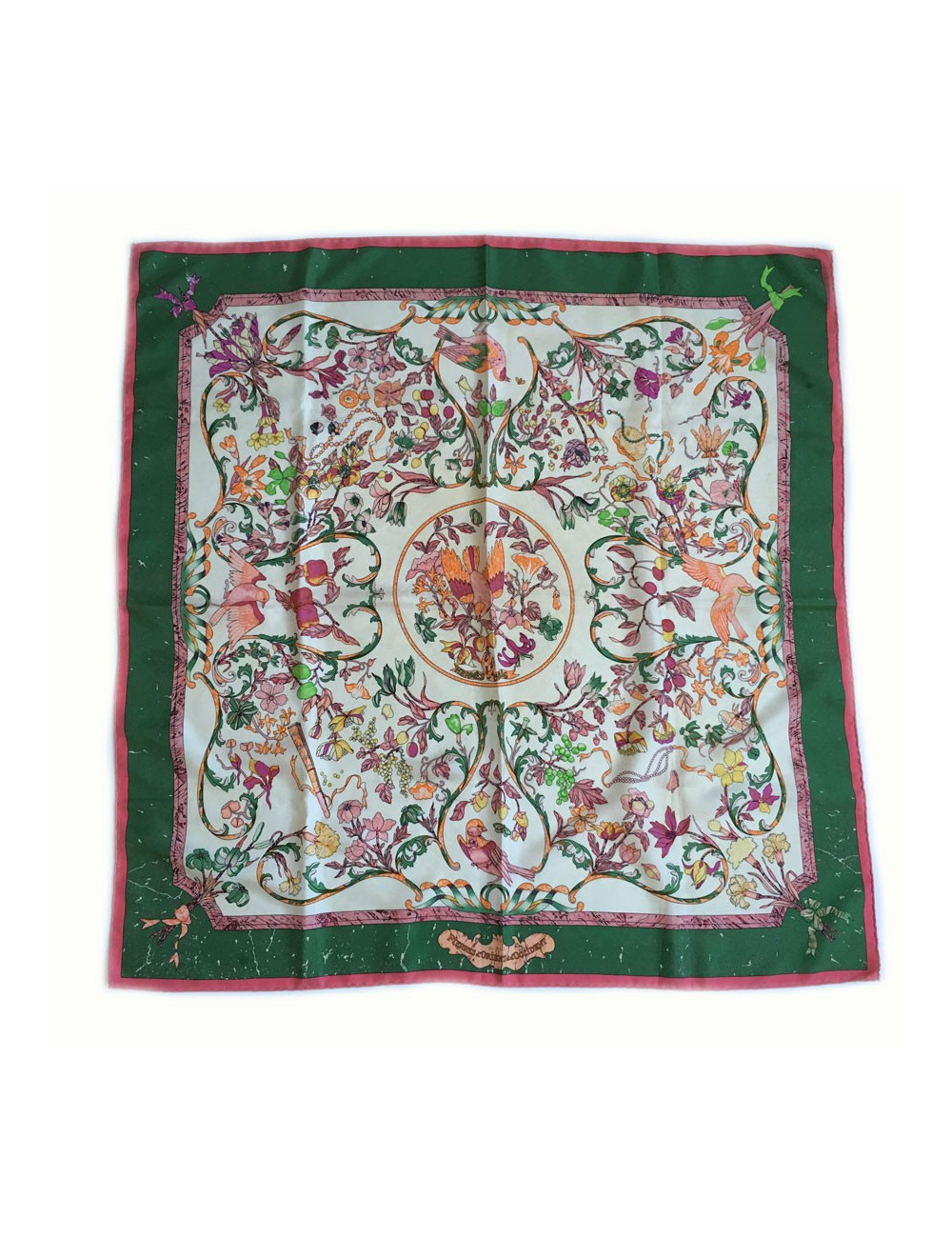  Carré HERMES "Pierres d'Orient et d'Occident" en soie