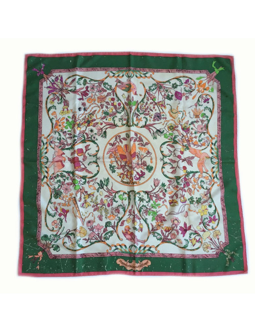 XXX Carré HERMES "Pierres d'Orient et d'Occident" en soie