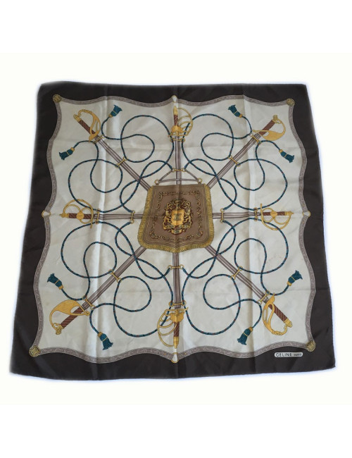 Foulard CELINE "Un nom, un style" en soie