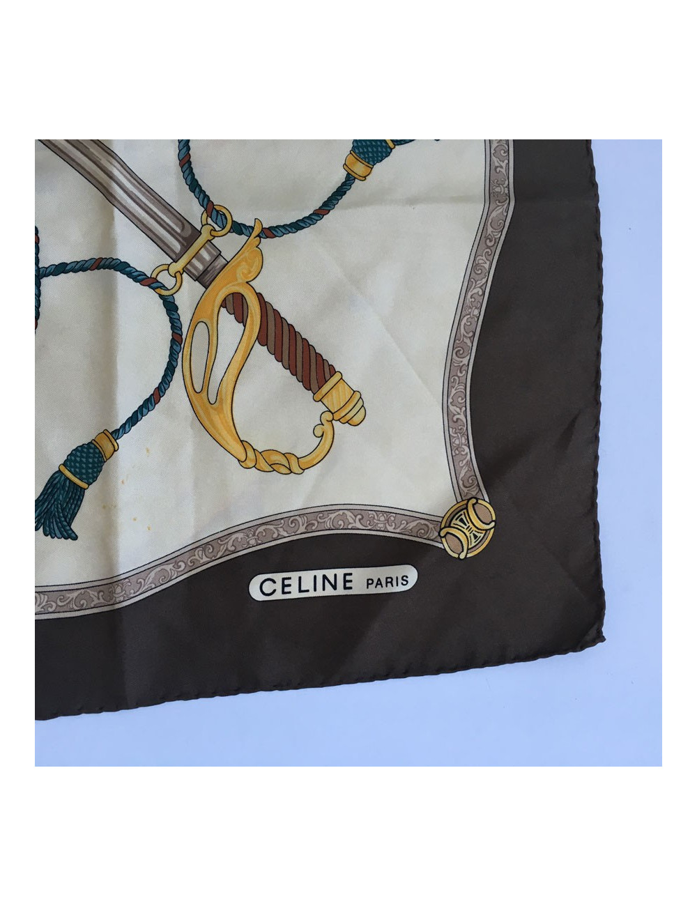  Foulard CELINE "Un nom, un style" en soie