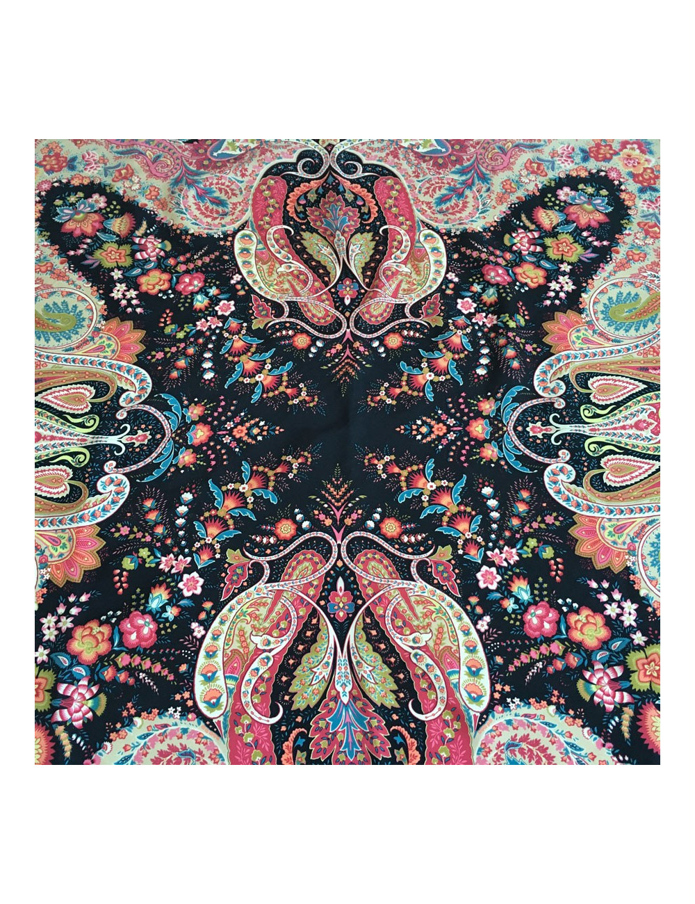 Foulard multicolore en soie ETRO