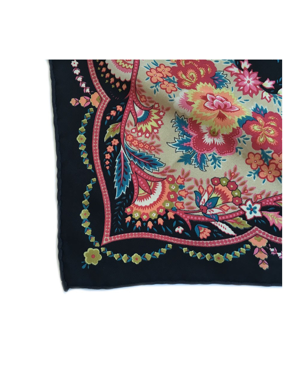 Foulard multicolore en soie ETRO