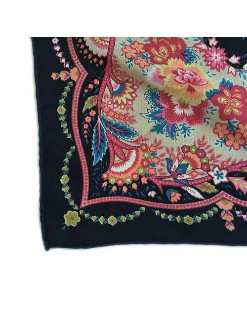 Foulard multicolore en soie ETRO