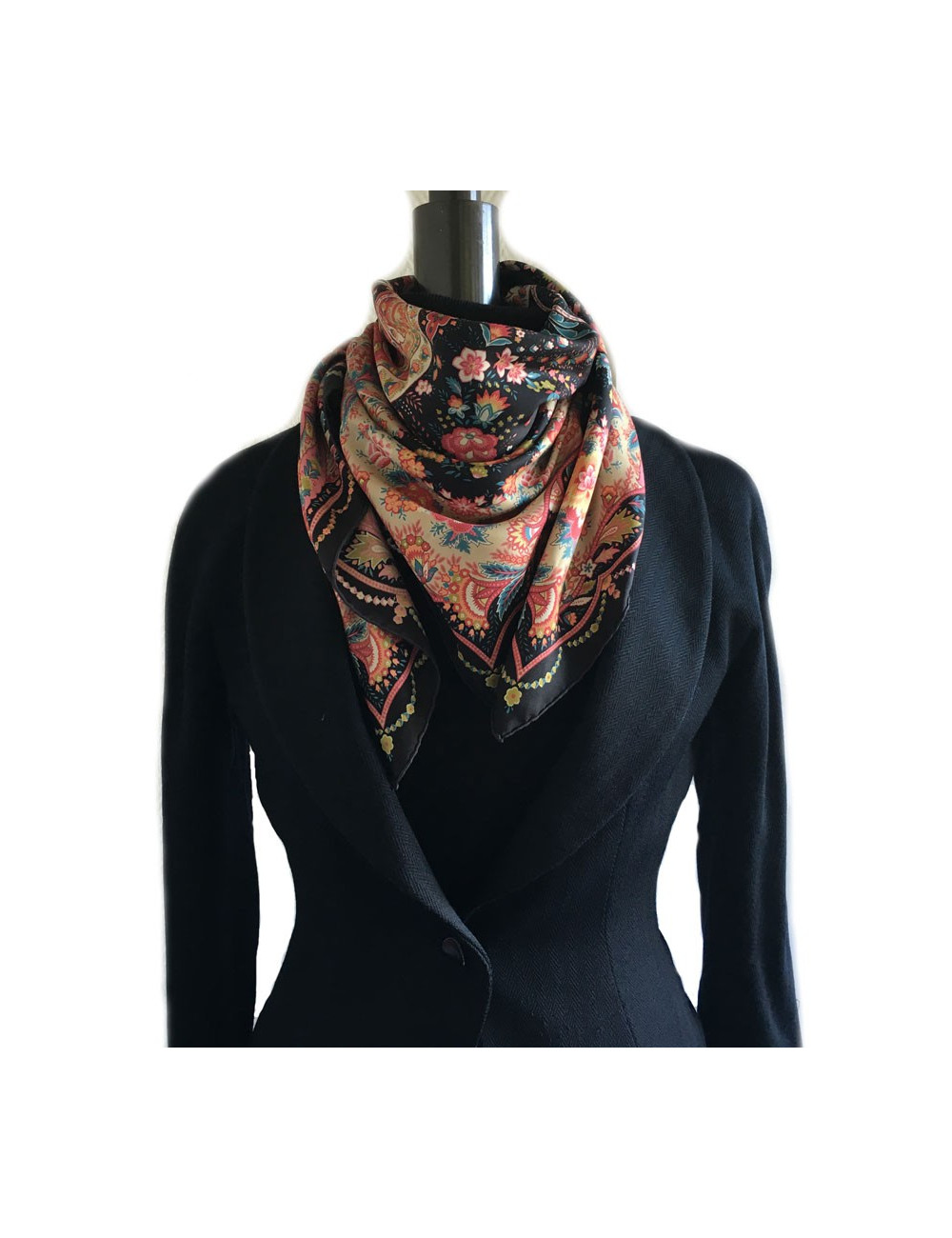 Multicolor silk scarf ETRO