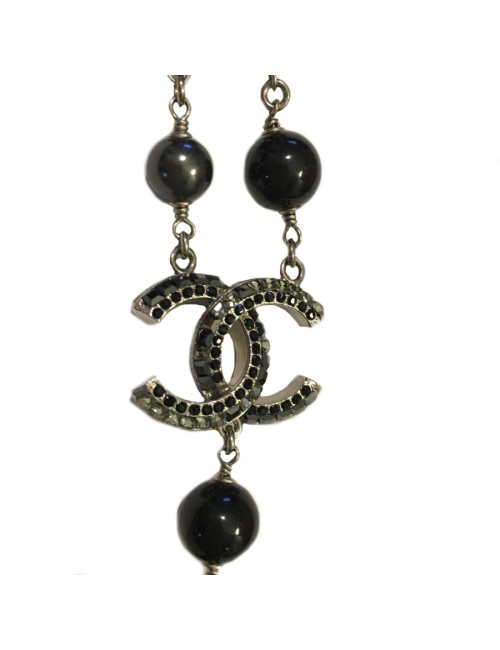 CHANEL necklace with pearls