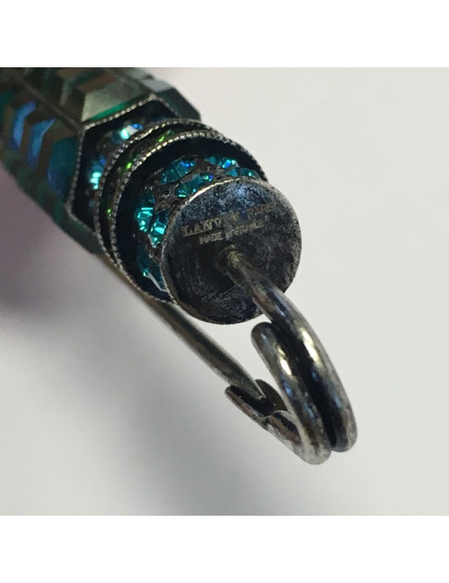 Brooch pin LANVIN in multicolored rhinestones