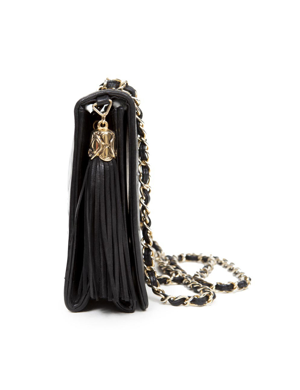 CHANEL black lamb Vintage leather bag