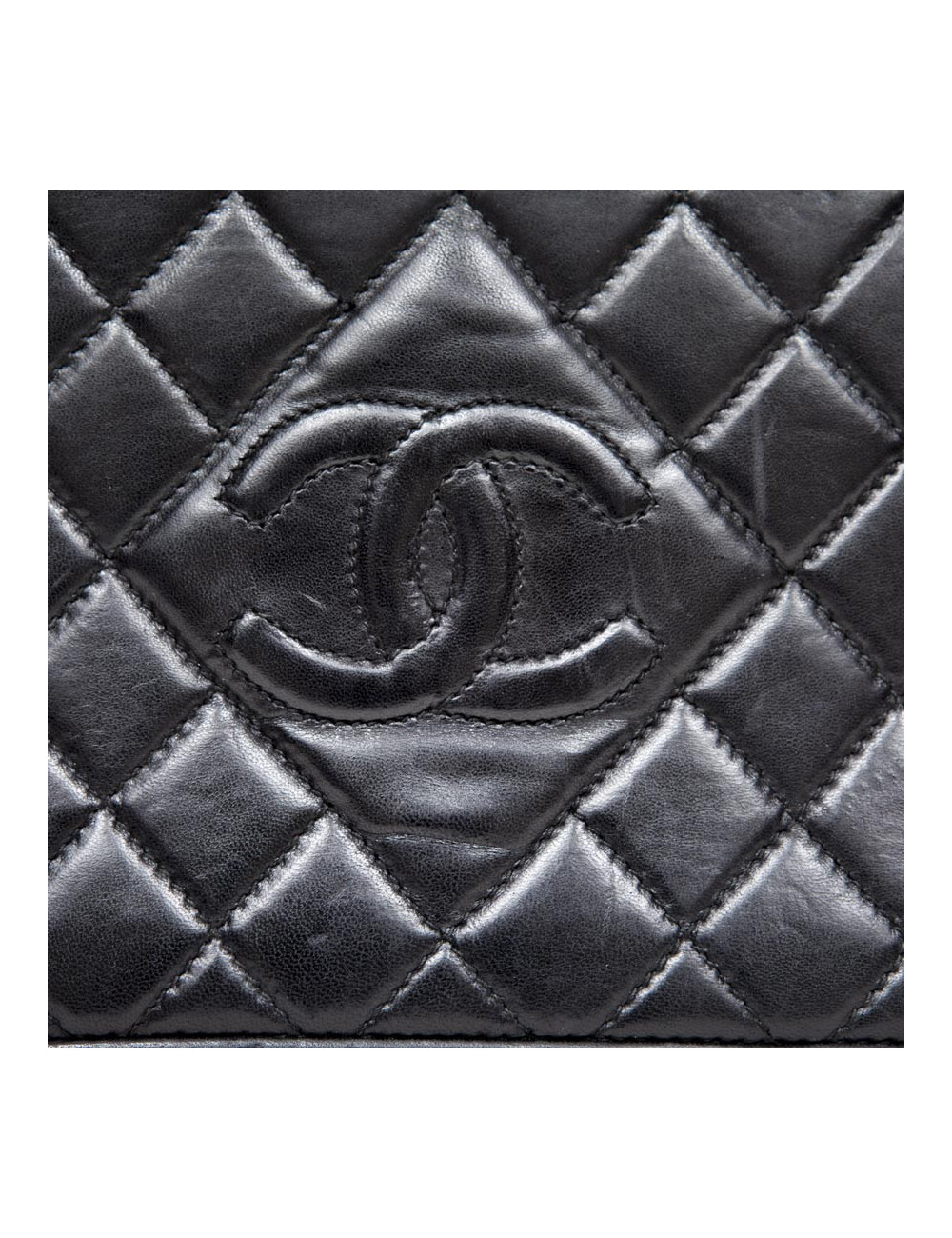 CHANEL black lamb Vintage leather bag