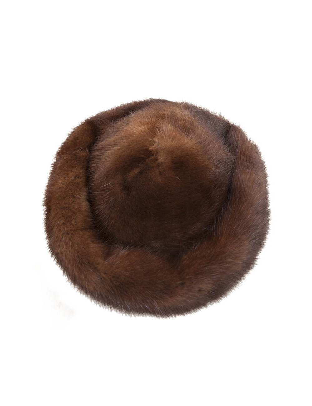 Brown mink Hat
