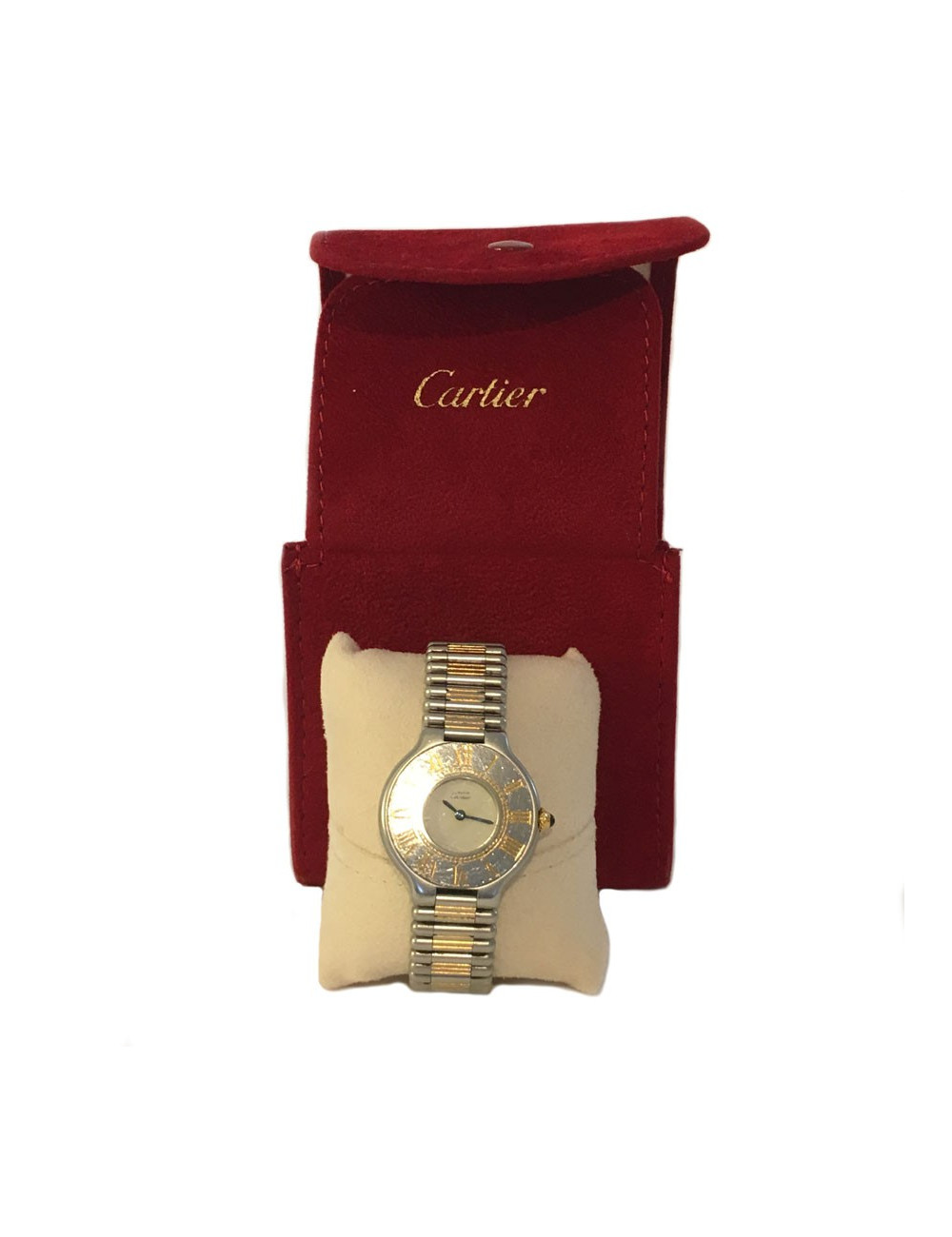 Montre CARTIER "Must 21" en or et acier