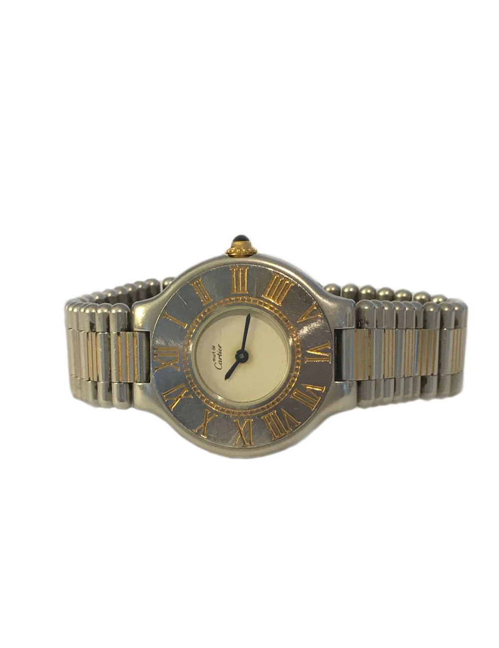 CARTIER "Must 21" watch in gold and steel vintage