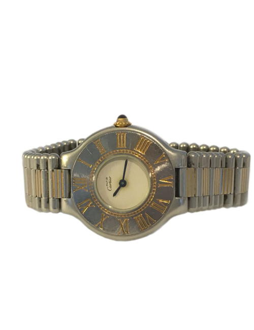 Montre CARTIER "Must 21" en or et acier vintage