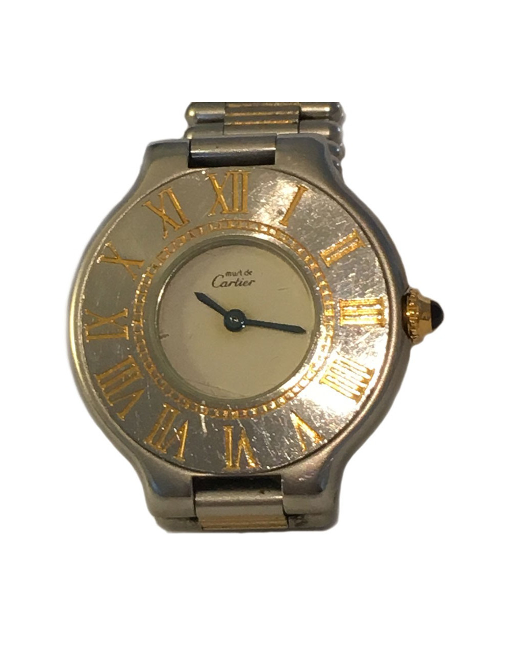 Montre CARTIER "Must 21" en or et acier vintage