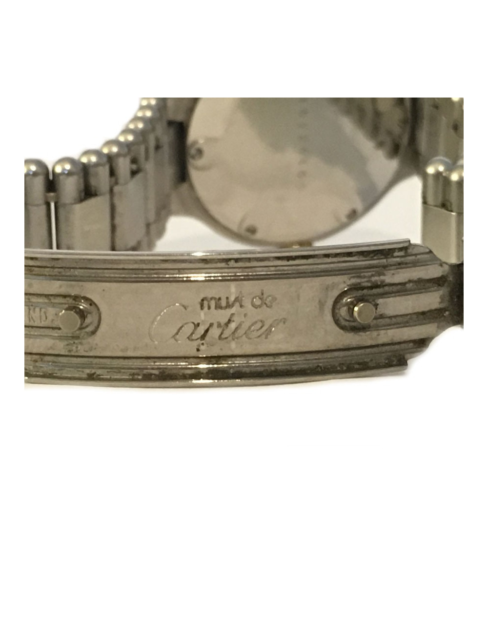 CARTIER "Must 21" watch in gold and steel vintage