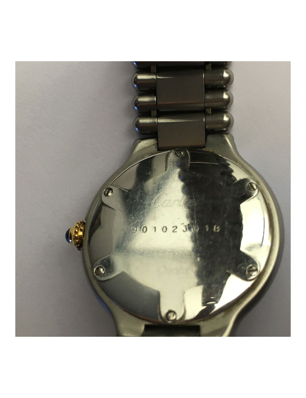 CARTIER "Must 21" watch in gold and steel vintage