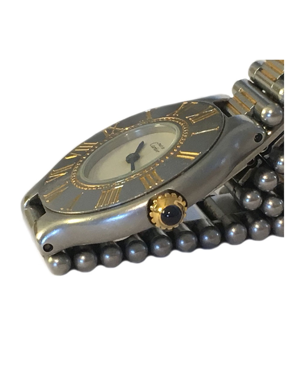 CARTIER "Must 21" watch in gold and steel vintage