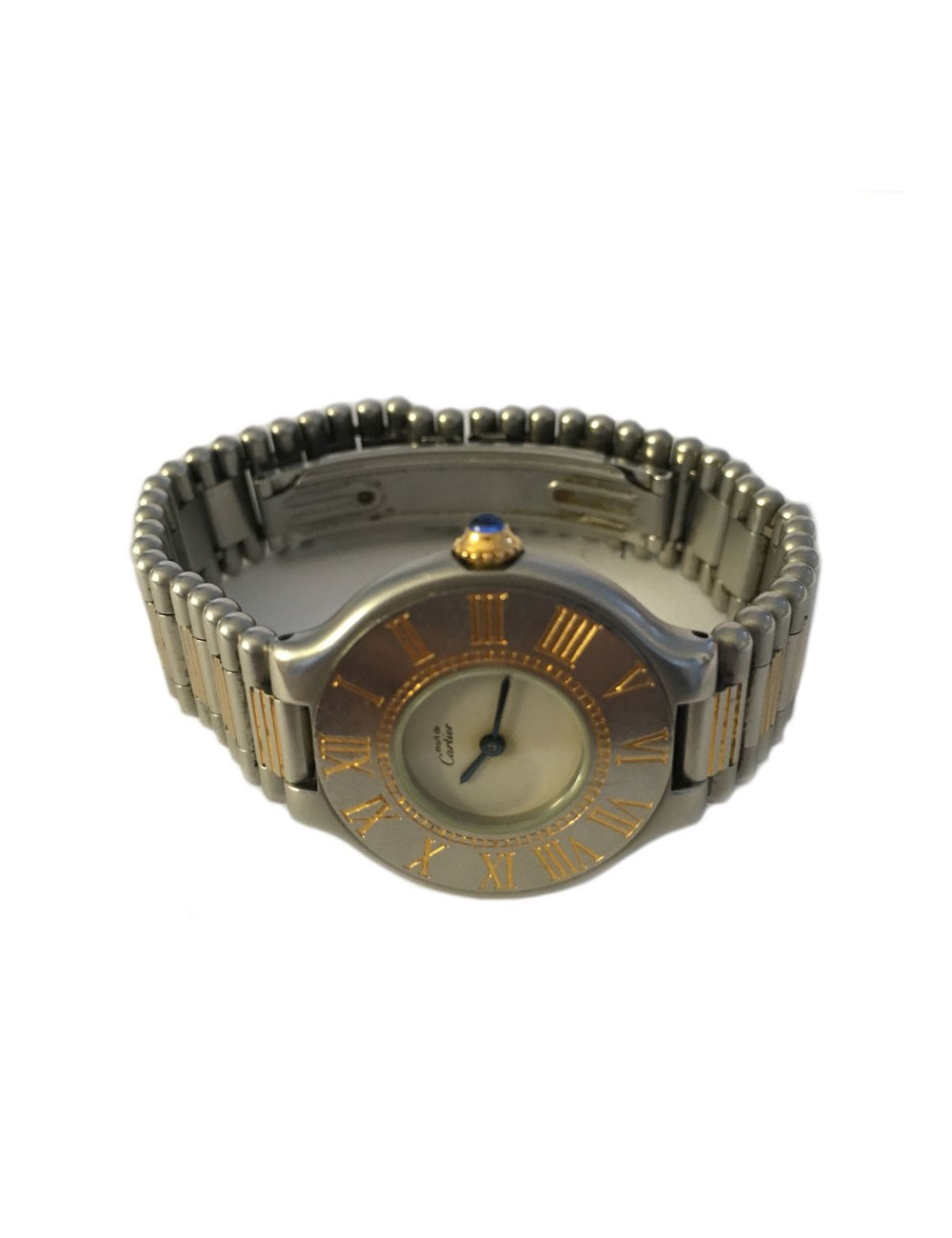 Montre CARTIER "Must 21" en or et acier vintage