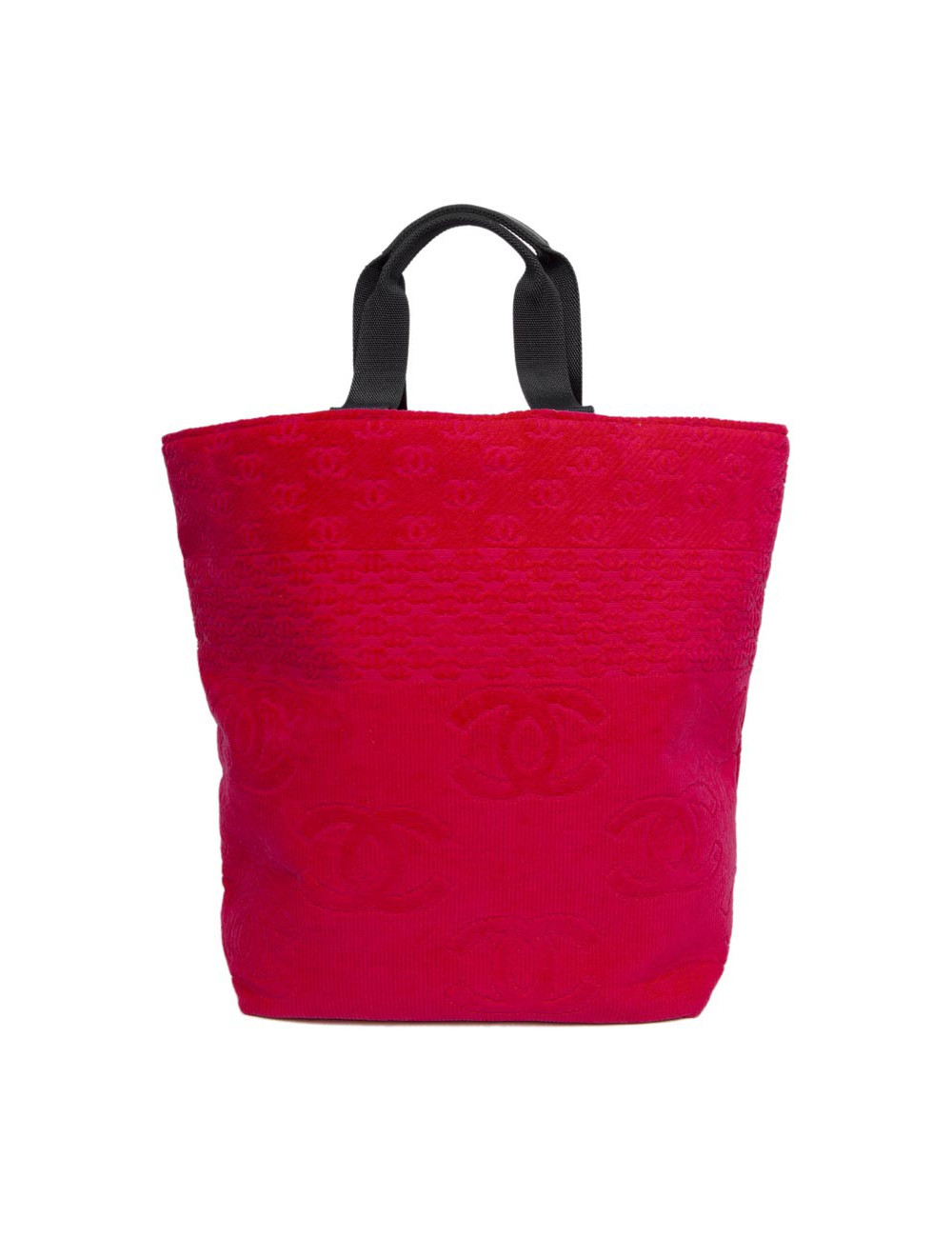 Sac de plage CHANEL et sa serviette éponge