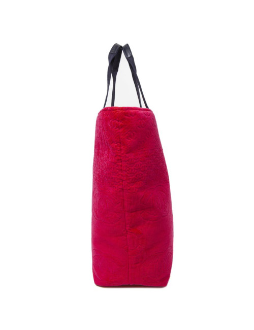 CHANEL beach bag and towel sponge fushia